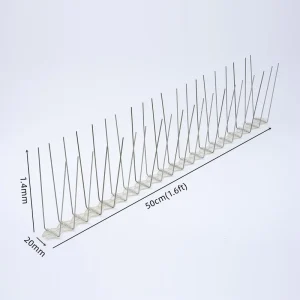 Stainless Steel Anti-Pigeon Bird Spikes for Roosting and Pest Control