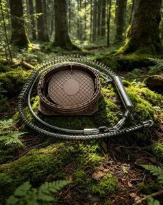 Stronger Steel Spring Trap for Wild Boar Fox Rabbit 4mm Dia Wire Rope Solid State Replacement Nuts Essential Farm Hunting Decoy