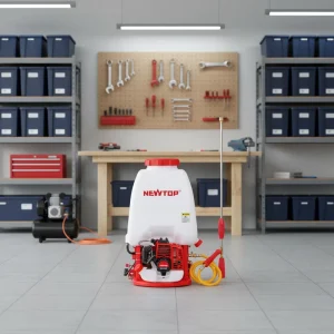 Top Supplier NEWTOP High Productivity 26cc 25L Knapsack Gasoline Sprayer with Engine Pump & Motor 1 Year Warranty
