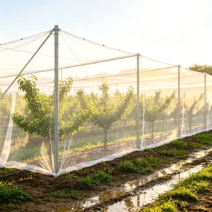 Transparent Virgin HDPE Anti Insect Net 40 80 Mesh UV Resistant 2m to 6m Width for Agricultural Orchard Netting