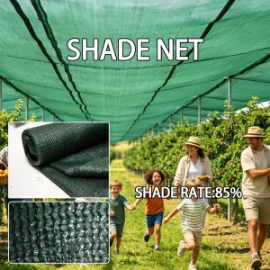 Trending High Density 50 120gsm HDPE Tape Yarn GREEN SHADE NET for Farm Nursery and Greenhouse Plant Protection