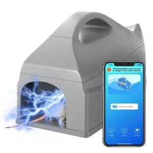 Tuya WiFi Smart Electric Mousetrap High Voltage Rodent Killer App Remote Notification Safe Electronic MouseTrap for Warehouse