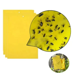 UV-Resistant Yellow Sticky Insect Boards for Fruit Tree and Vineyard Pest Protection