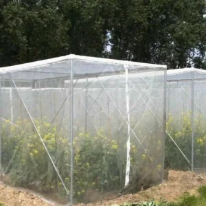 Vegetable Gardens Insect Control Netting 40 Mesh Virgin HDPE UV Stabilized Customizable Length Cutting Service for Agriculture