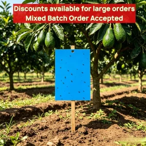 Waterproof Thick Sticky Traps for Insects UV Resistant Heat Proof Adhesive for Plantation Farmland