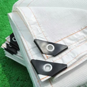 White HDPE Woven Shade Net Anti-UV Treated 30%-90% Shade Rate Custom Size and Color for Agriculture Greenhouse and Garden