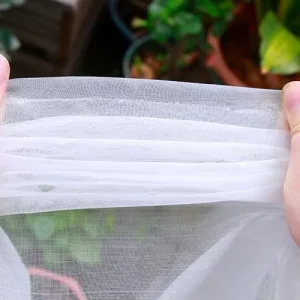 White PE Insect Net for Seedling Nursery and Greenhouse Protection Fine Mesh Anti-Whitefly and Thrip Netting