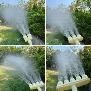 Yellow Plastic Garden Agriculture Mist Sprayer Multipurpose Farm Greenhouse 360 Degree Irrigation